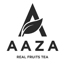 A AAZA REAL FRUITS TEA logo