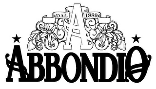 A ABBONDIO DAL 1889 logo