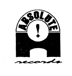 A ABSOLUTE RECORDS logo