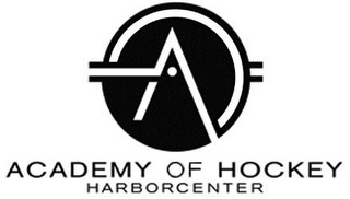 A ACADEMY OF HOCKEY HARBORCENTER logo