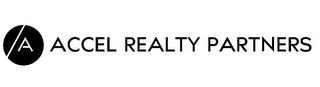 A ACCEL REALTY PARTNERS logo