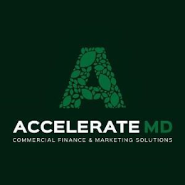 A ACCELERATE MD COMMERCIAL FINANCE & MARKETING SOLUTIONS logo