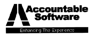 A ACCOUNTABLE SOFTWARE ENHANCING THE EXPERIENCE logo