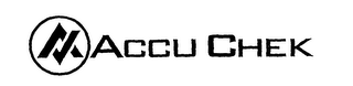 A ACCU CHEK logo