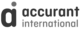 A ACCURANT INTERNATIONAL logo