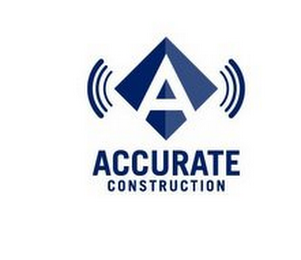 A ACCURATE CONSTRUCTION logo