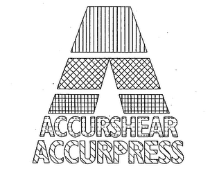 A ACCURSHEAR ACCURPRESS logo