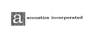A ACOUSTICS INCORPORATED logo
