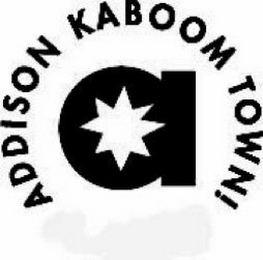 A ADDISON KABOOM TOWN logo