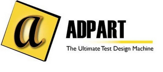 A ADPART THE ULTIMATE TEST DESIGN MACHINE logo