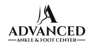 A ADVANCED ANKLE & FOOT CENTER logo