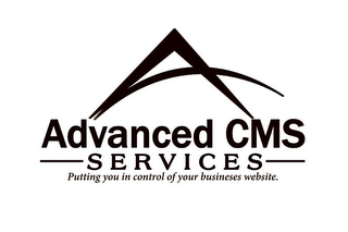 A ADVANCED CMS SERVICES PUTTING YOU IN CONTROL OF YOUR BUSINESS WEBSITE. logo