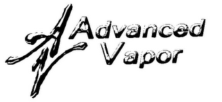 A ADVANCED V VAPOR logo