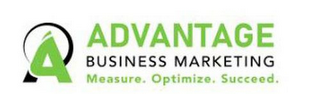 A ADVANTAGE BUSINESS MARKETING MEASURE.OPTIMIZE. SUCCEED. logo