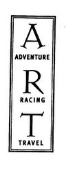 A ADVENTURE R RACING T TRAVEL logo