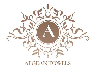 A AEGEAN TOWELS logo
