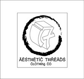 A AESTHETIC THREADS CLOTHING CO logo