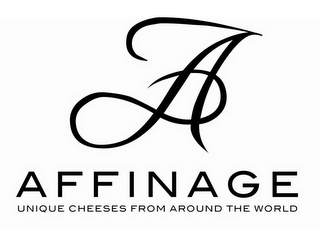 A AFFINAGE UNIQUE CHEESES FROM AROUND THE WORLD logo