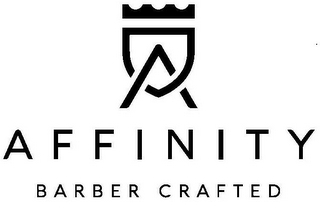 A AFFINITY BARBER CRAFTED logo