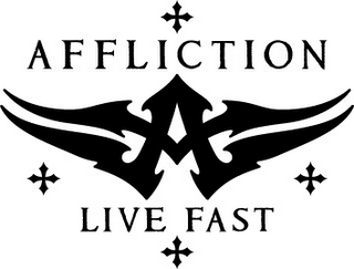 A AFFLICTION LIVE FAST logo