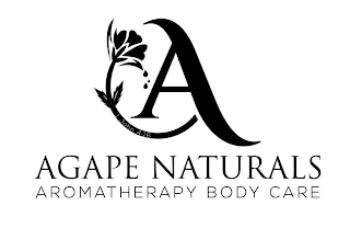 A AGAPE NATURALS AROMATHERAPY BODY CARE 1 JOHN 4:16 logo