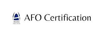 A  AGILE FAMILY OFFICE AFO CERTIFICATION logo