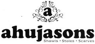 A AHUJASONS SHAWLS STOLES SCARVES logo