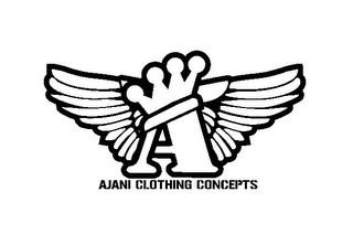 A AJANI CLOTHING CONCEPTS logo