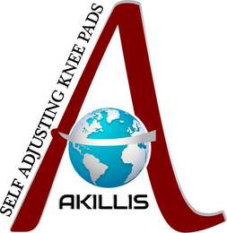 A AKILLIS SELF ADJUSTING KNEE PADS logo