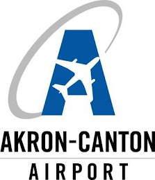 A AKRON-CANTON AIRPORT logo