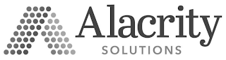 A ALACRITY SOLUTIONS logo