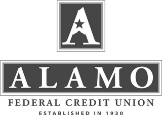 A ALAMO FEDERAL CREDIT UNION ESTABLISHED IN 1930 logo