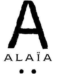 A ALAÏA logo