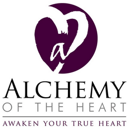 A ALCHEMY OF THE HEART AWAKEN YOUR TRUE HEART logo