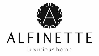A ALFINETTE LUXURIOUS HOME logo