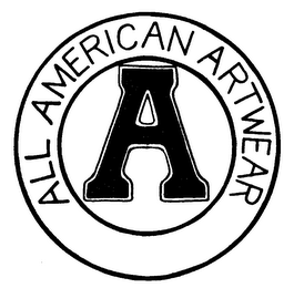 A ALL AMERICAN ARTWEAR logo