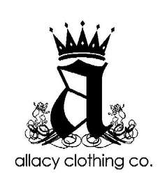A ALLACY CLOTHING CO. logo