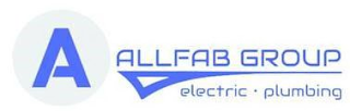 A ALLFAB GROUP ELECTRIC . PLUMBING logo