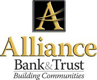 A ALLIANCE BANK & TRUST BUILDING COMMUNITIES logo