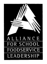 A ALLIANCE FOR SCHOOL FOODSERVICE LEADERSHIP logo