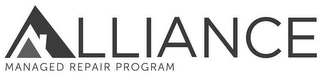A ALLIANCE MANAGED REPAIR PROGRAM logo