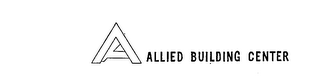 A ALLIED BUILDING CENTER logo