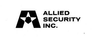 A ALLIED SECURITY INC. logo