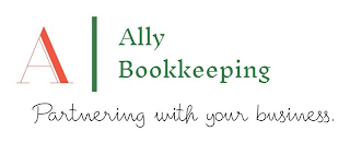 A ALLY BOOKKEEPING PARTNERING WITH YOUR BUSINESS. logo