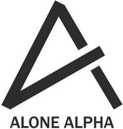 A ALONE ALPHA logo
