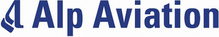 A ALP AVIATION logo