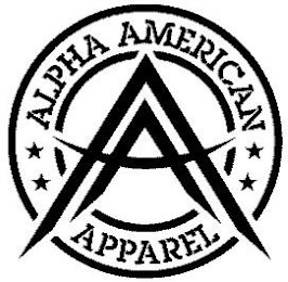 A ALPHA AMERICAN APPAREL logo