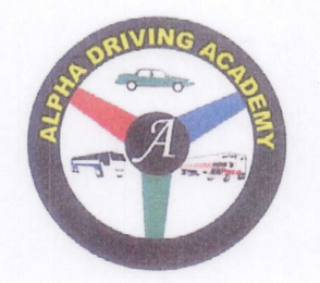 A ALPHA DRIVING ACADEMY logo