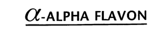 A ALPHA FLAVON logo