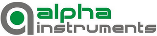 A ALPHA INSTRUMENTS logo